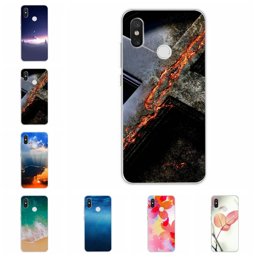 Case for Xiaomi Redmi Note 3 5 6 Pro Remi 4A 5A 6A 4X Silicone Phone Cover Landscape Pattern TPU E020 |