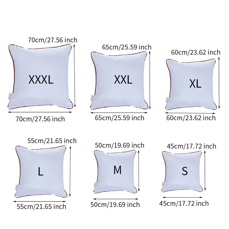 Sale 1PC Подушка основа внутренний наполнитель для сна белого цвета под шею Мягкий