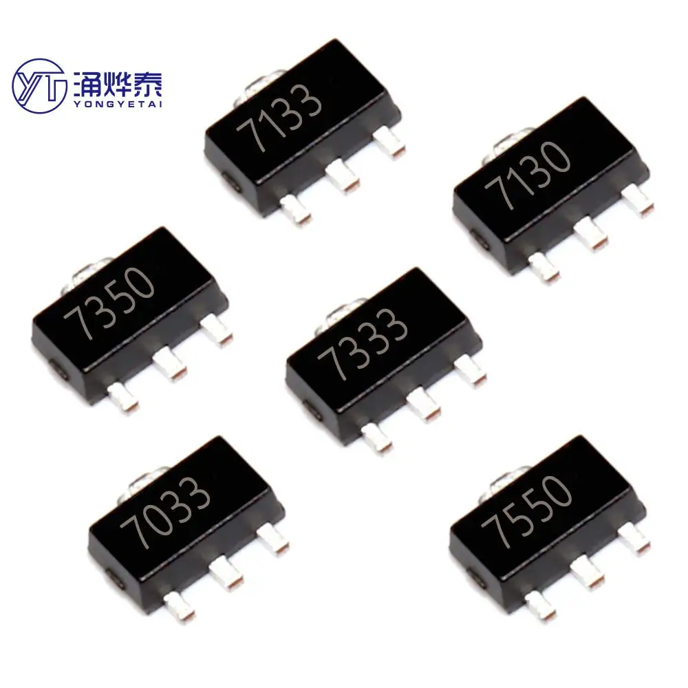 

YYT 20PCS SOT-89 HT7033 HT7130 HT7133 HT7333 HT7350 HT7550