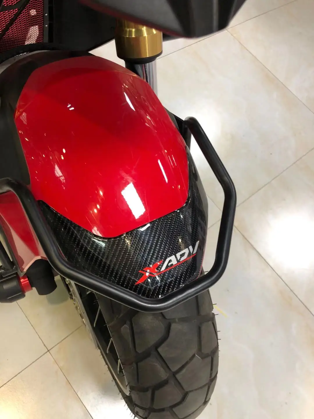 Мотоциклетная 3D наклейка из углеродного волокна передний защитный чехол для