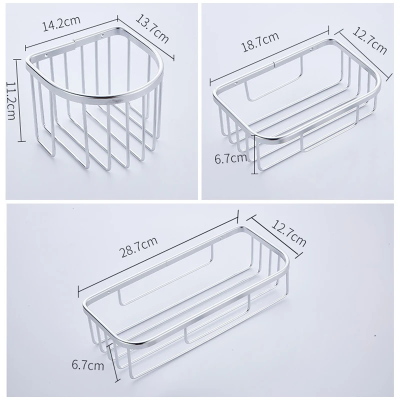 

Bathroom Toilet Towel Paper Holder Space Aluminum Hollow Paper Basket Wall Mount Phone Holder Rolhouder Paper Holder With Shelf
