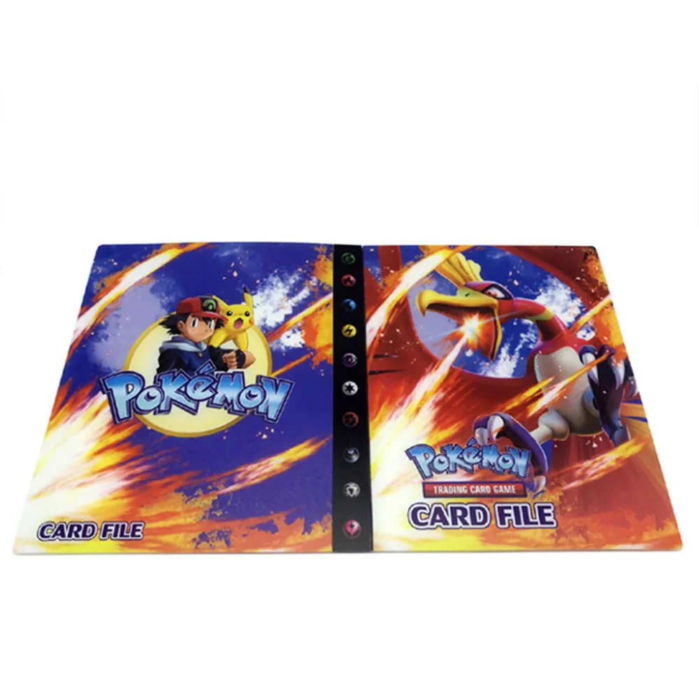 8 240 шт. держатель Альбом игрушки коллекции Pokemones карты Альбом Книга Топ загруженный список игрушки подарок для детей - Цвет: 8