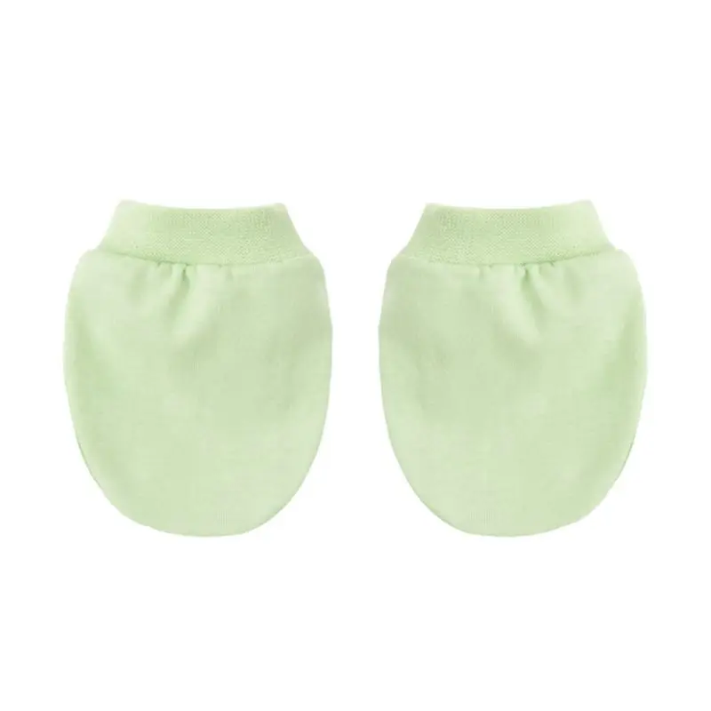 Summer Thin Solid Color Baby Gloves Thick Newborn Bathing Gift Children Girls Boy Anti-scratch Protection Glove Soft Hundred Day | Детская