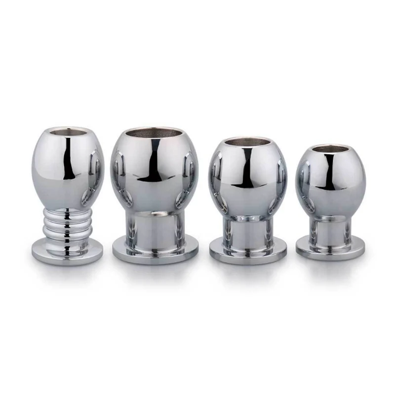 4 шт./компл. из нержавеющей стали анальные пробки Бусины игрушки массажер