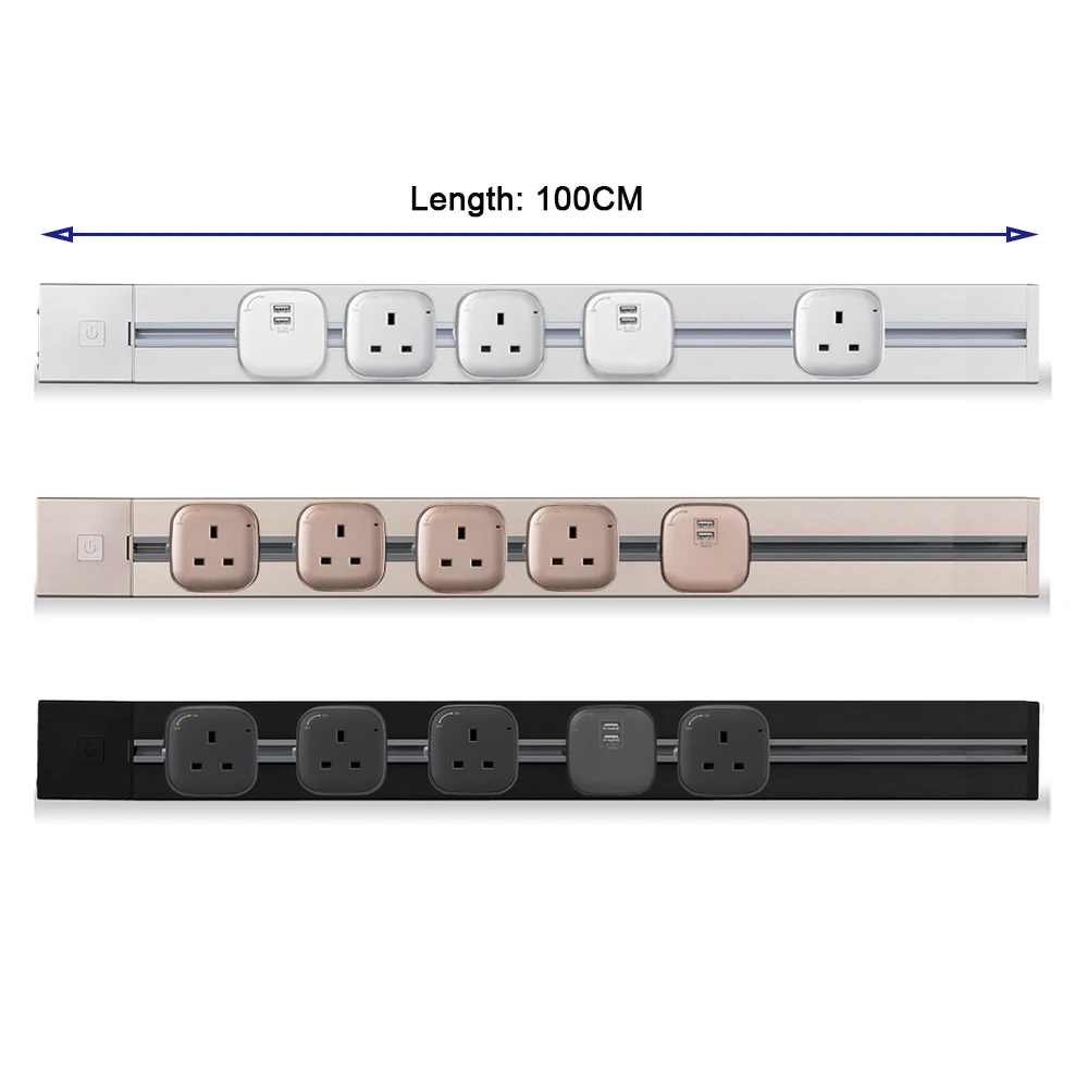 JOHO в продаже Бесплатная комбинация 100 см Tomada Usb настенная розетка ЕС 2 usb порта