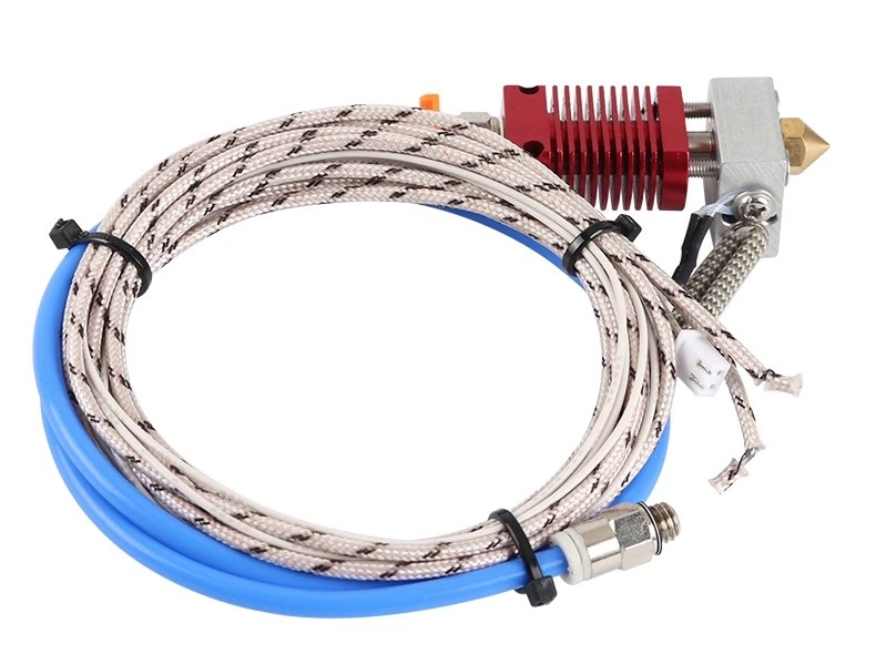 1 шт. MK9 экструдер Hotend Bowden 24 в 50 Вт печатающая головка 0,4 мм Насадка с силиконовым носком для Ender-3 3PRO CR-10S части 3d принтера