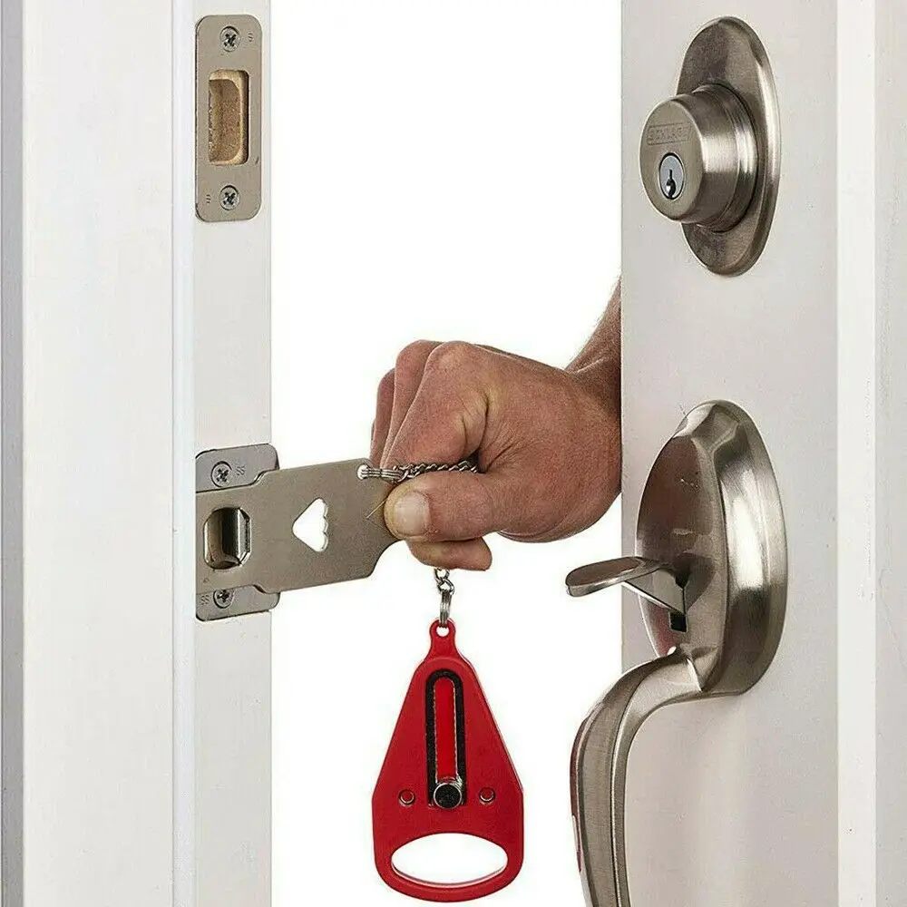 Creative Portable Home Door Locks Self-defence Anti-theft Compatible Addalock Easy To Install Use HG14212 | Обустройство дома