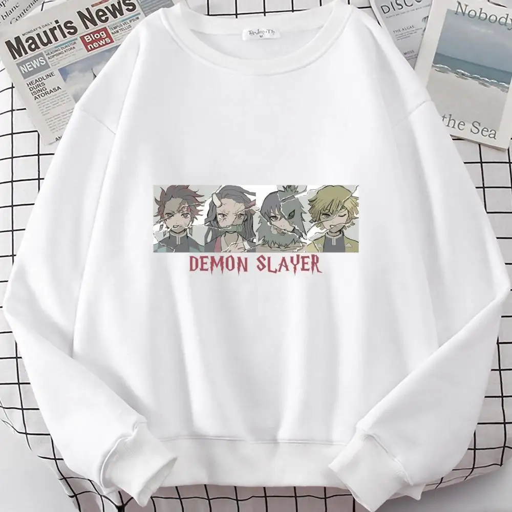 

Demon Slayer Tomioka Giyuu personalise O-NECK Cotton Sweatshirts with Pocket Leisure Unisex Sweater