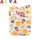 Тканевые подгузники Alvababy, детские подгузники многоразового использования, с 1 вставкой для подгузников