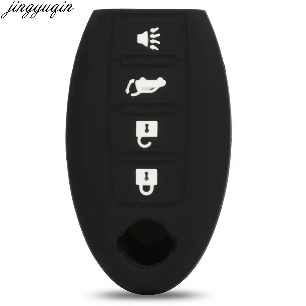 Силиконовый чехол Jingyuqin для ключа дистанционного управления автомобилем Nissan Altima
