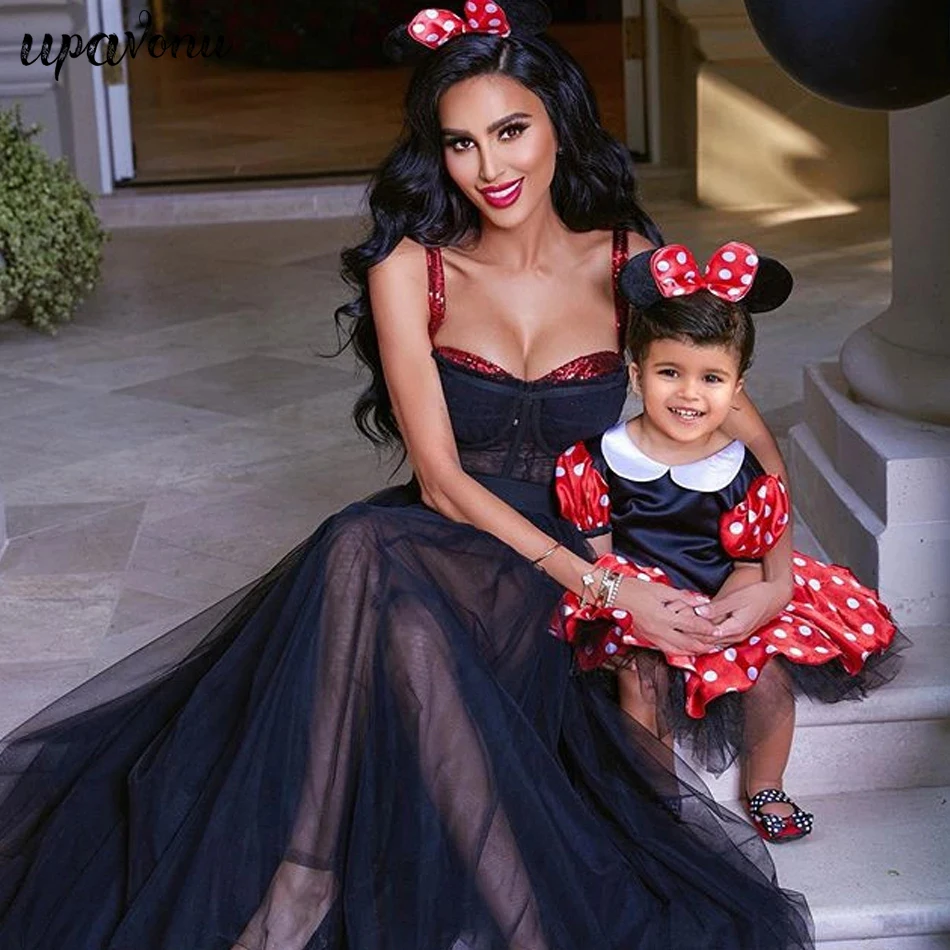 

Free Shipping 2021 New Women's Black Mesh Long Dress Sexy Tube Top Sleeveless Pleated A-line Dress Club Party Halter Vestidos