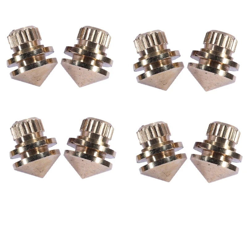 

8 Pieces/Set Speaker Spike Bracket Feet Audio Speaker Bracket Shock Absorber Nail Base Pad Hifi Speaker Feet Nail