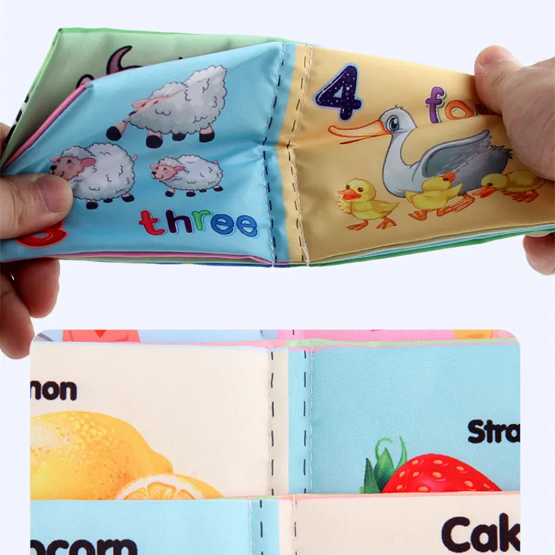 Детская игрушка для раннего обучения 0-36 м Пальмовая книга с морскими животными