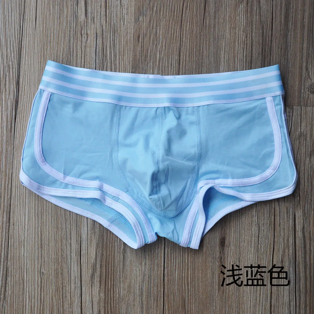 Хлопковые боксеры мужское Брендовое нижнее белье мужские мягкие трусы с