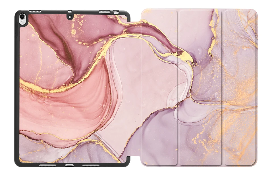MTT чехол для планшета для iPad Pro Air 10,5 дюймов мраморная текстура из искусственной кожи+ Мягкий ТПУ задний смарт-чехол с держателем карандаша