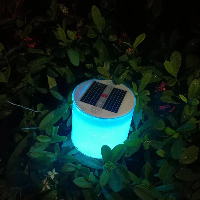 Backyard Decor Pathway Lighting LED Garden Decoration Lawn Light Outdoor Waterproof Candle Night Lamp Smokeless Solar Lantern | Лампы и