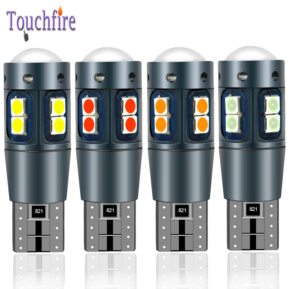 500 шт. Автомобильные светодиодные лампы Canbus T10 W5W 194 10smd 3030|Сигнальная лампа| |