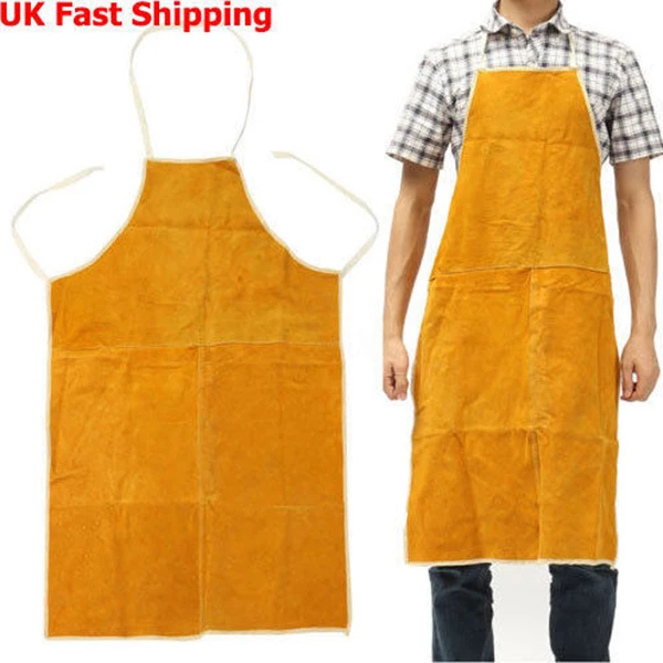 

Cowhide Welding Welders Aprons Work Safety Workwear Glaziers Blacksmith NEW