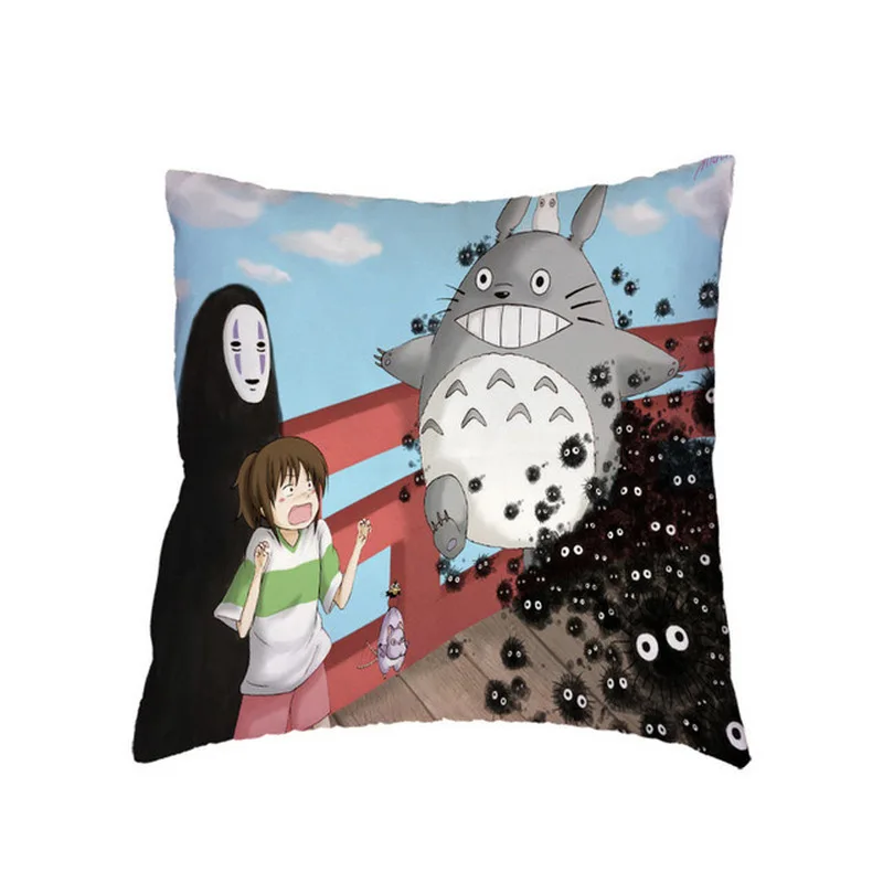 

Japanese Anime Character Linen Cushion Cover 45cmx45cm Home Bedroom Hotel Car Decoration Cushion Cover ..