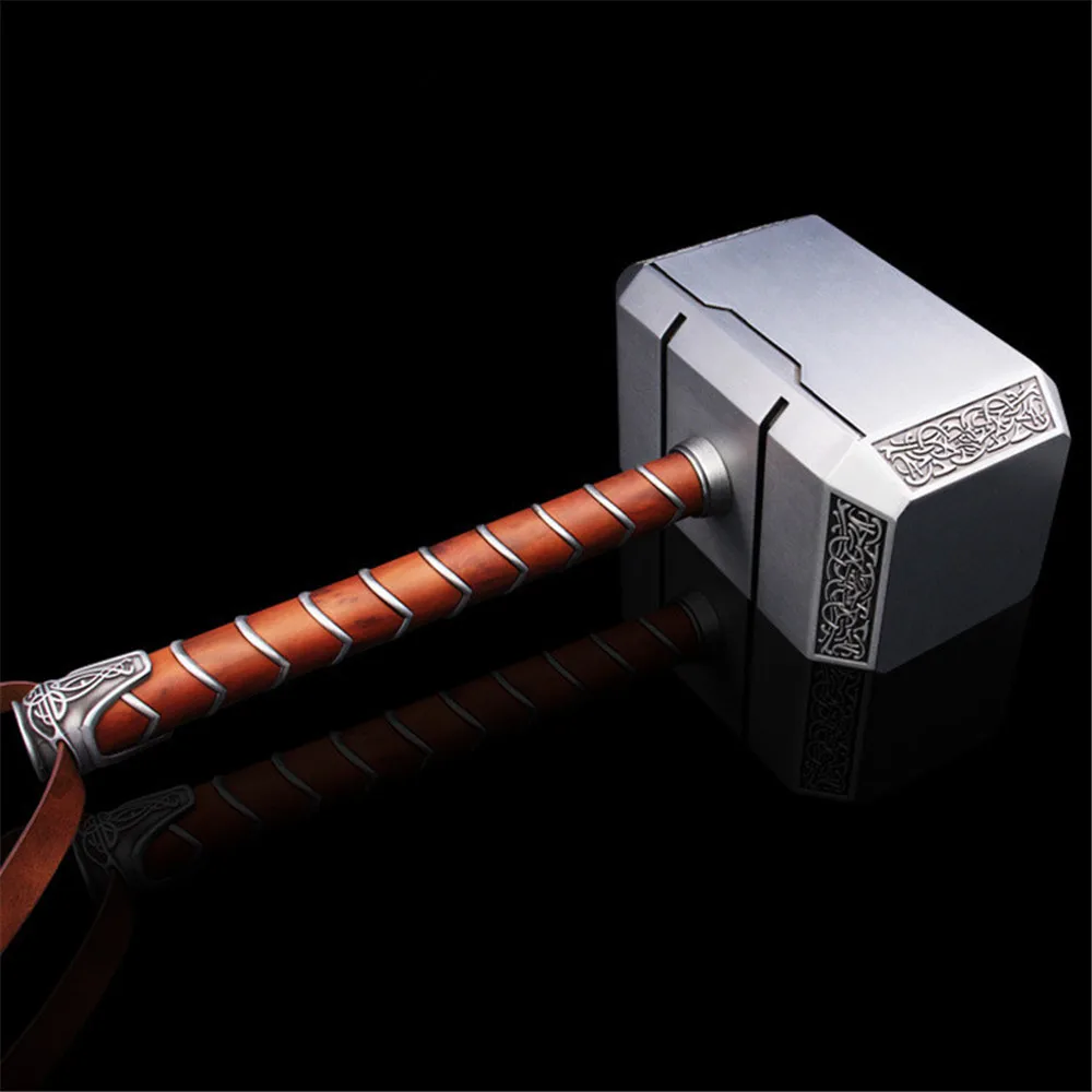 1:1 весы Мстители Thor Arms Mjolnir фигурка куклы игрушки полностью металлическая статуя