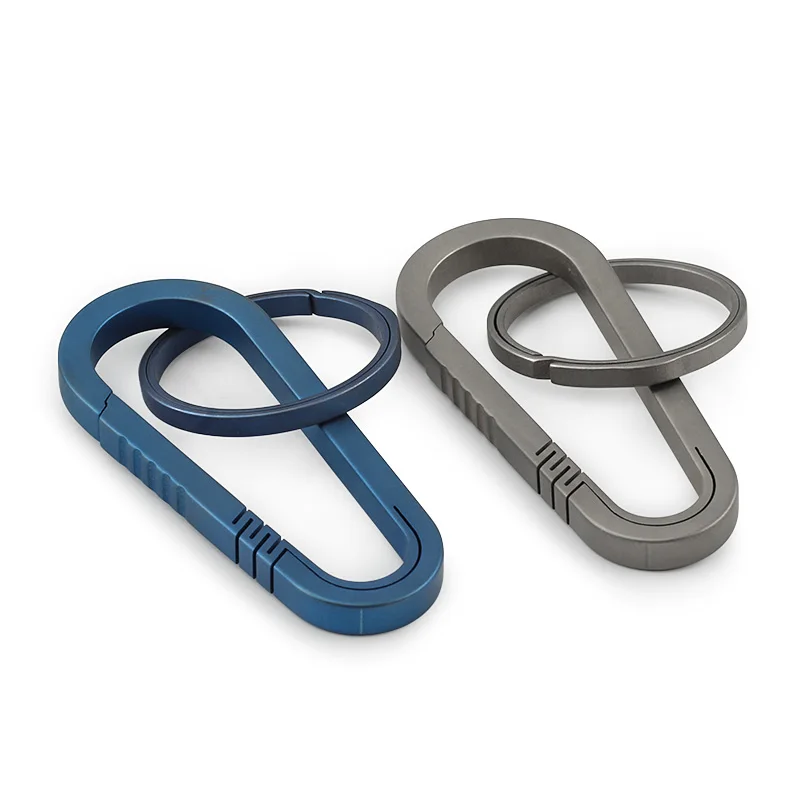 

S/L EDC Key Ring Outdoor Tool Titanium Alloy Keychain Light Weight Buckle