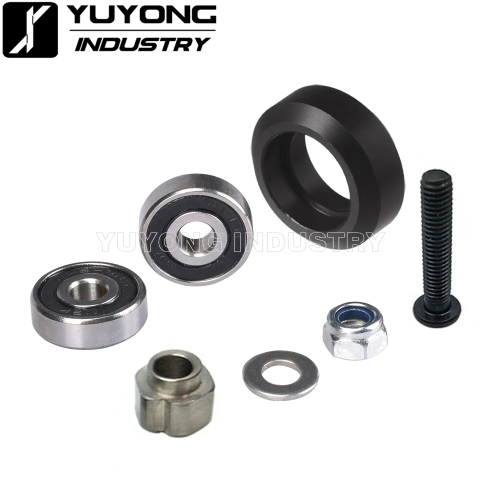 Регулируемая Точная CNC delrin solid v комплекты колес с эксцентриковыми Проставками