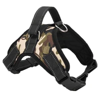 easy control nylon dog heavy harness soft breathable hand strap for big medium small dog adjustable pets dog harness vest collar