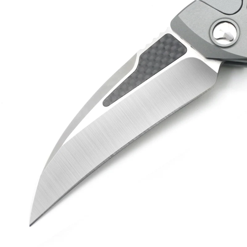 SF OTF Micro Hawk D2 Сталь авиационный алюминий + углеродное волокно ручка Открытый EDC