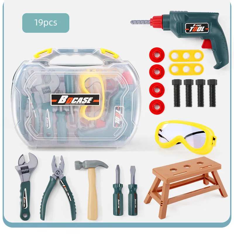 Пластиковый детский набор инструментов для ремонта игрушки ролевых игр Игрушки