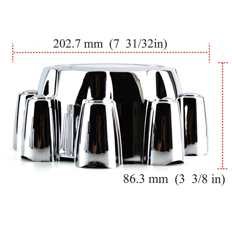 Колпачки для центральной ступицы колеса 4 шт. 203 мм 8 наконечников колесных дисков