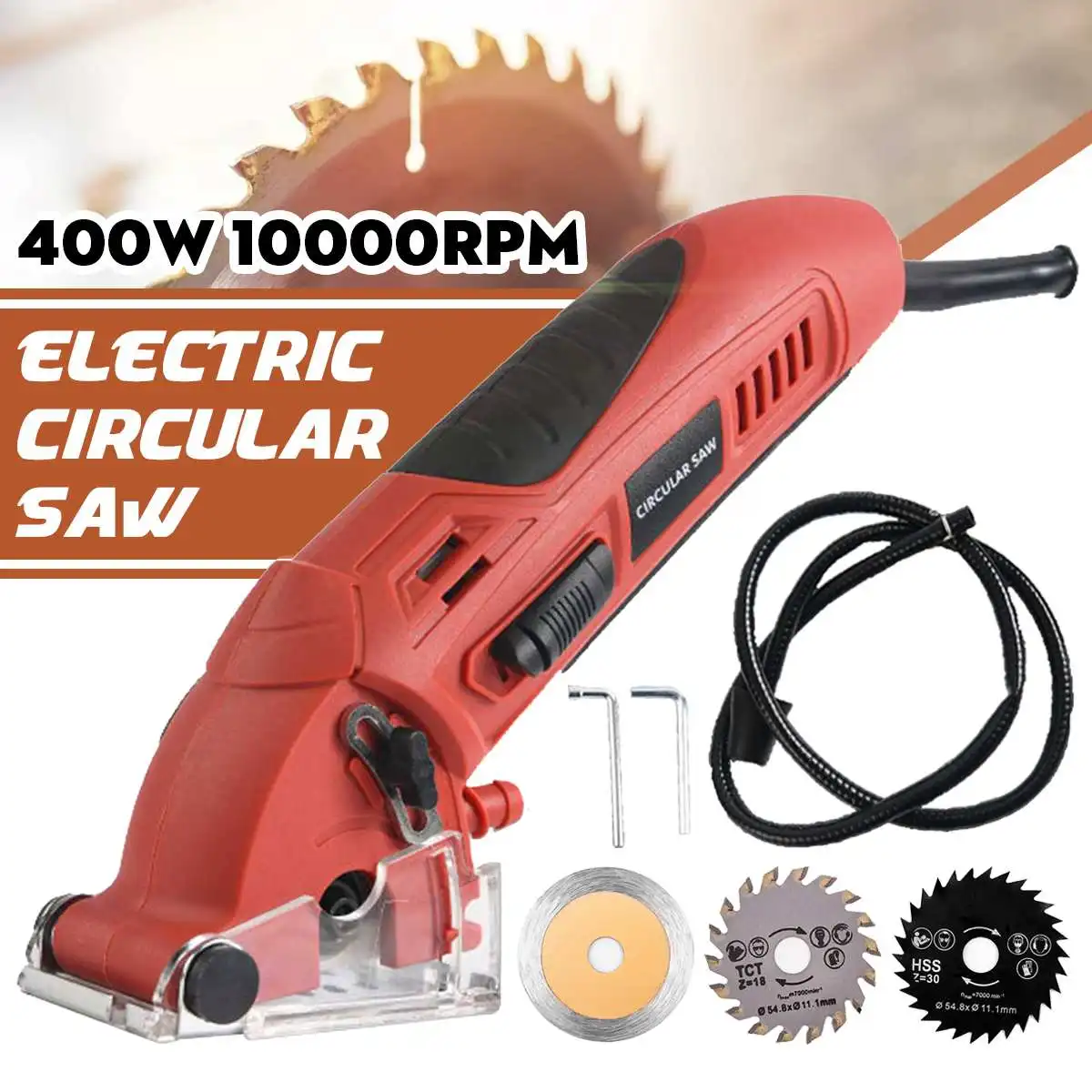 

Пила циркулярная бесщеточная с аккумулятором, 10000 об/мин