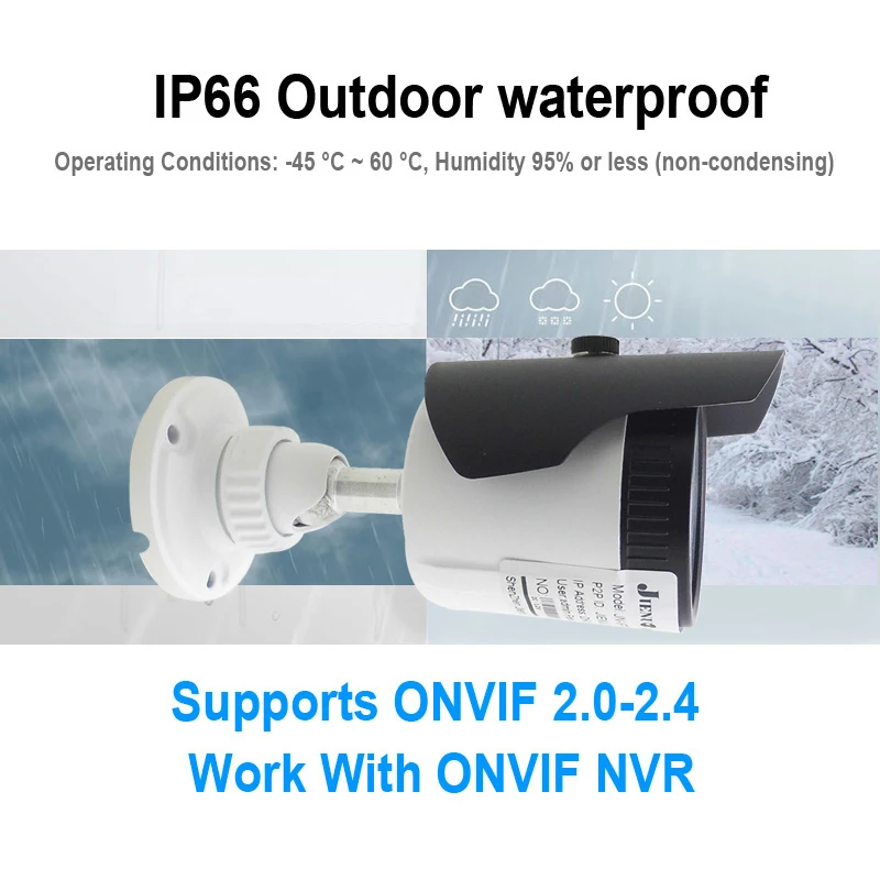 JIENUO POE Ip камера 1080p 5MP 720P Cctv безопасности видео наблюдения инфракрасная камера IPcam ночного видения открытая Водонепроницаемая камера с высокой чёткостью