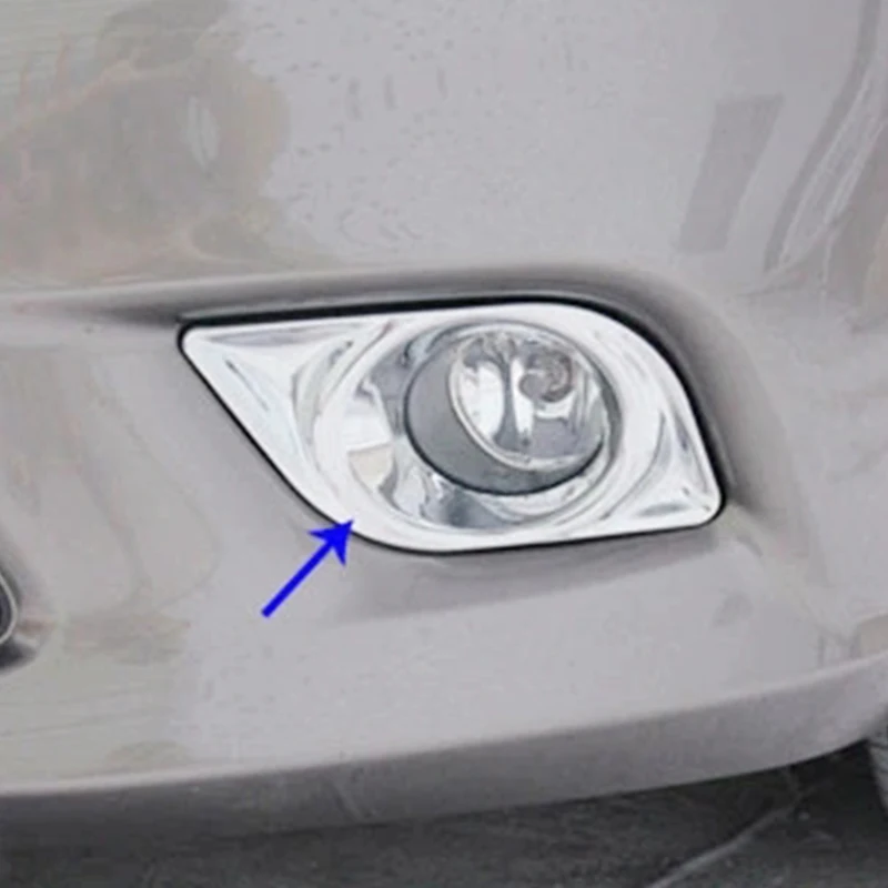 Для Nissan Sunny Versa Sedan 2012 2013 ABS Хромированная передняя противотуманная фара для