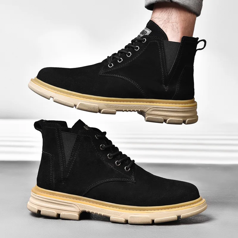 

New Classic Winter Martin Men Boots Sneakers Botas Hombre Invierno PU Boots for Men Fashion Mens Designer Sapatos Para Hombre