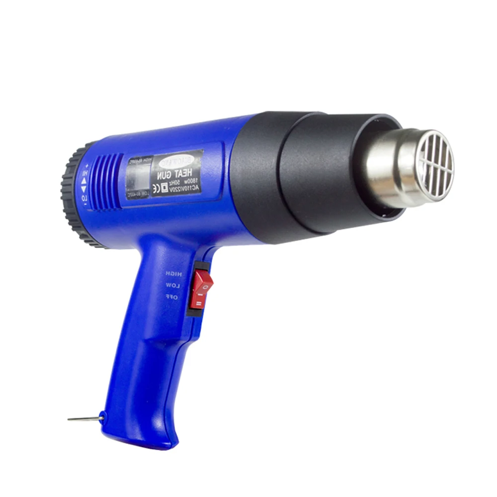 Фен для горячего воздуха с цифровым дисплеем термопистолет ремонта