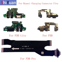 usb charging port connector board parts usb flex cable for huawei p30 p30lite p30 pro with microphone mic repair part