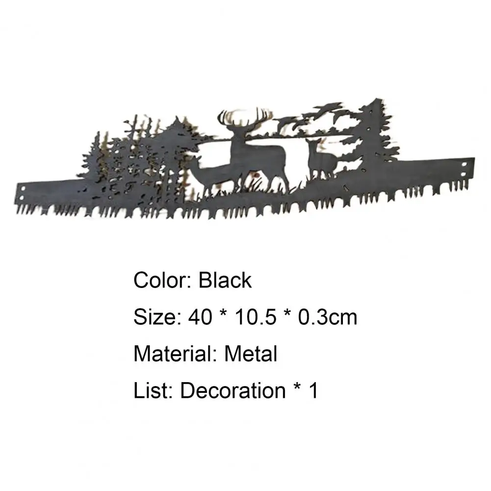 

Saw Metal Ornament Exquisite Realistic Metal Vivid Animal Scene Saw Fathers Day Decoration for Gifts