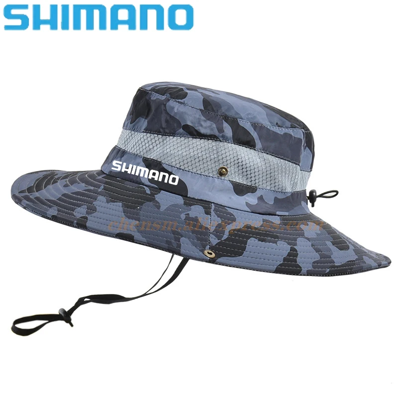 

Shimano Men Summer Fishing Cap Mountaineering Outdoor DAWA Fishing Hat Sunscreen Neck Protection Breathable Windproof Sun Hat
