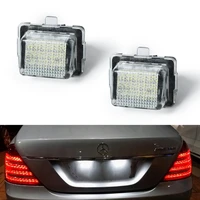 2pcs 12v white no error canbus led number license plate light for mercedes benz w204 w204 5d w212 w216 w221