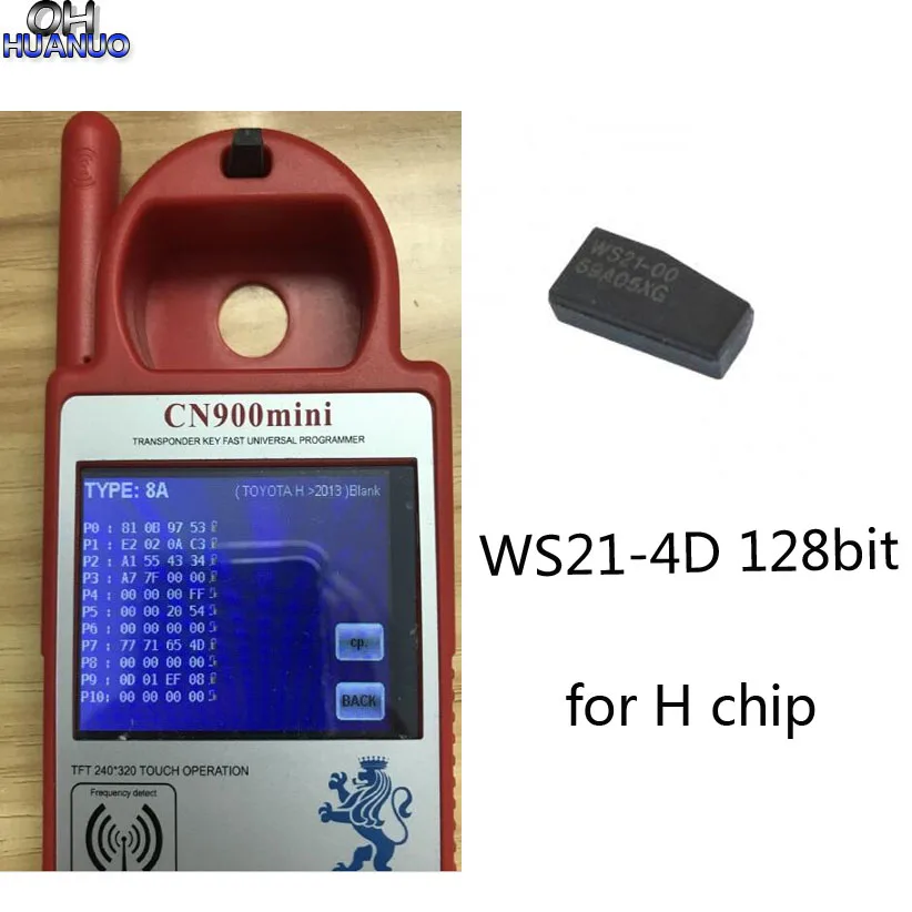 Чип ретранслятора WS21 4D Chip 128bit blank (для H chip) 128 Bit для Toyota Rav4 Camry 2013 2015|Ключ от авто| |