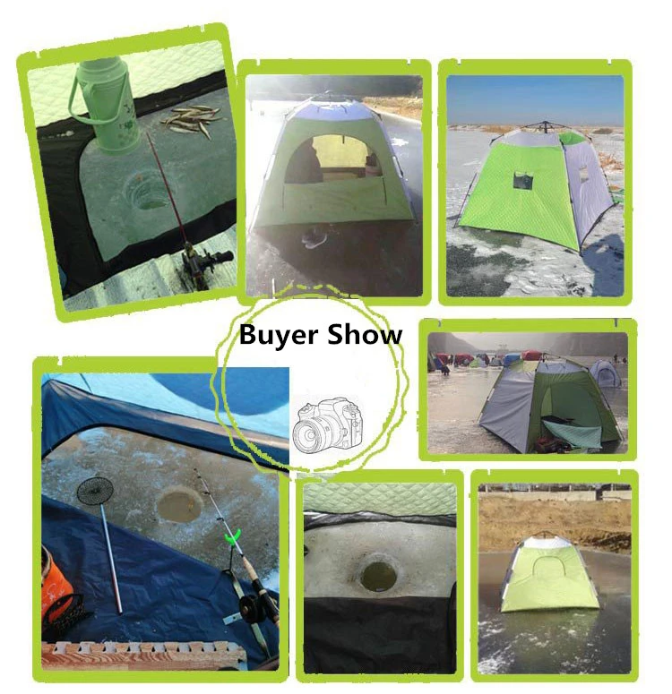 2 человека автоматическая ледяная Рыбалка Палатка для зимы на открытом воздухе