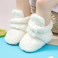 2022 new autumn and winter baby socks shoes soft bottom toddler shoes coral fleece thick warm shoes non slip christmas gift shoe