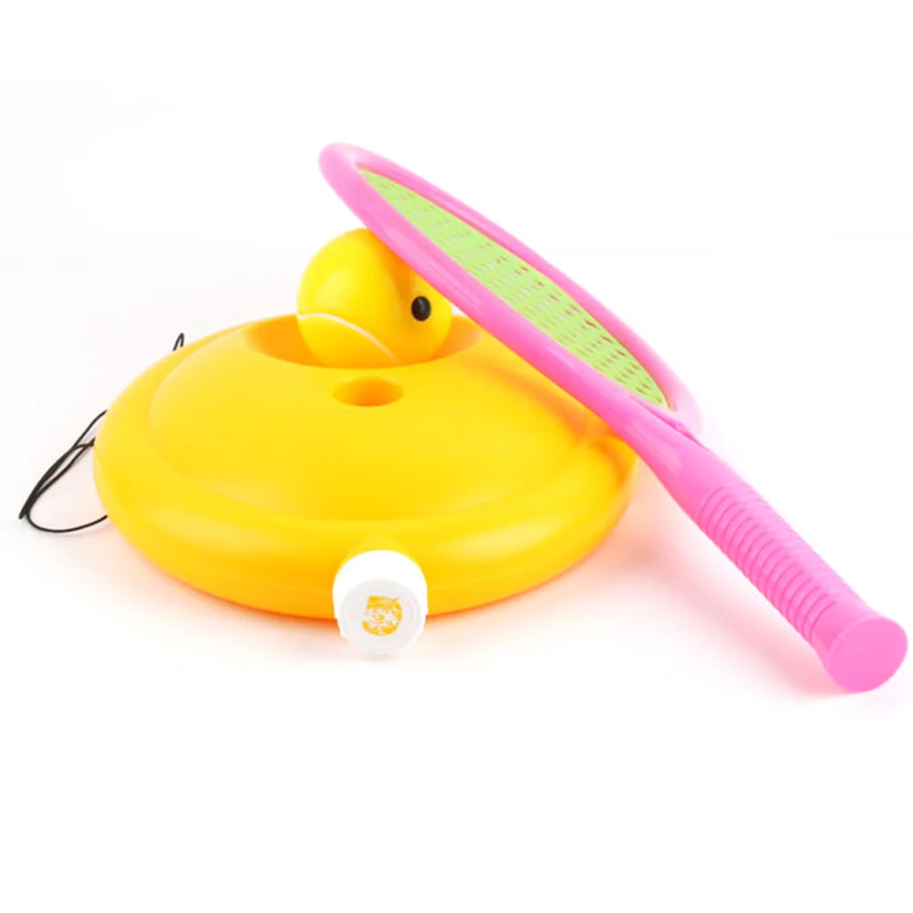 

Racket Base Device With Rope For Kids Tennis Trainer Set Students Single Exercise Indoor Outdoor Rebound Ball Sports Self Study