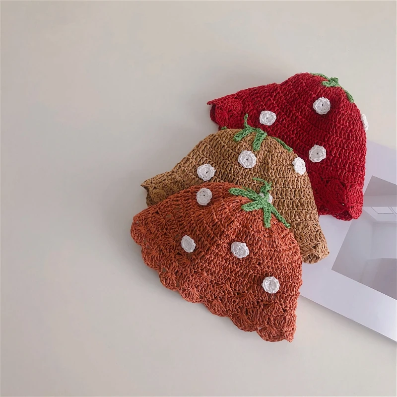 

Kids Panama Hats for Girls Straw Baby Hat Summer Kids Sun Hat Baby Beach Cap Q9QB