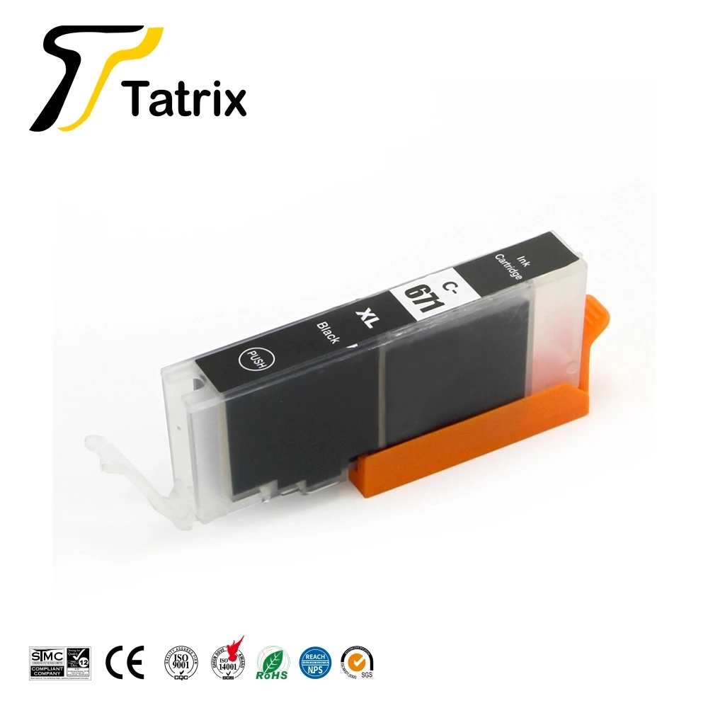 Картридж для Canon PIXMA MG7760 MG7765 MG7766 TS5060 TS6060 TS8060 TS9060 670 PGI670 PGI670XL CLI671XL | Компьютеры и офис
