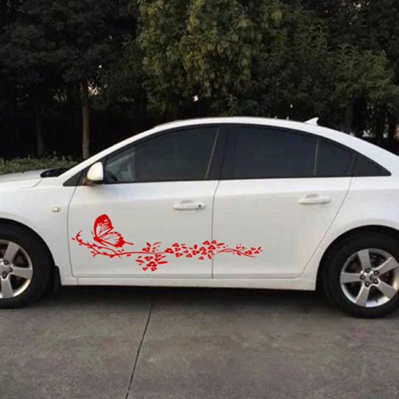 1 пара автомобильные водонепроницаемые наклейки с бабочками | Автомобили и