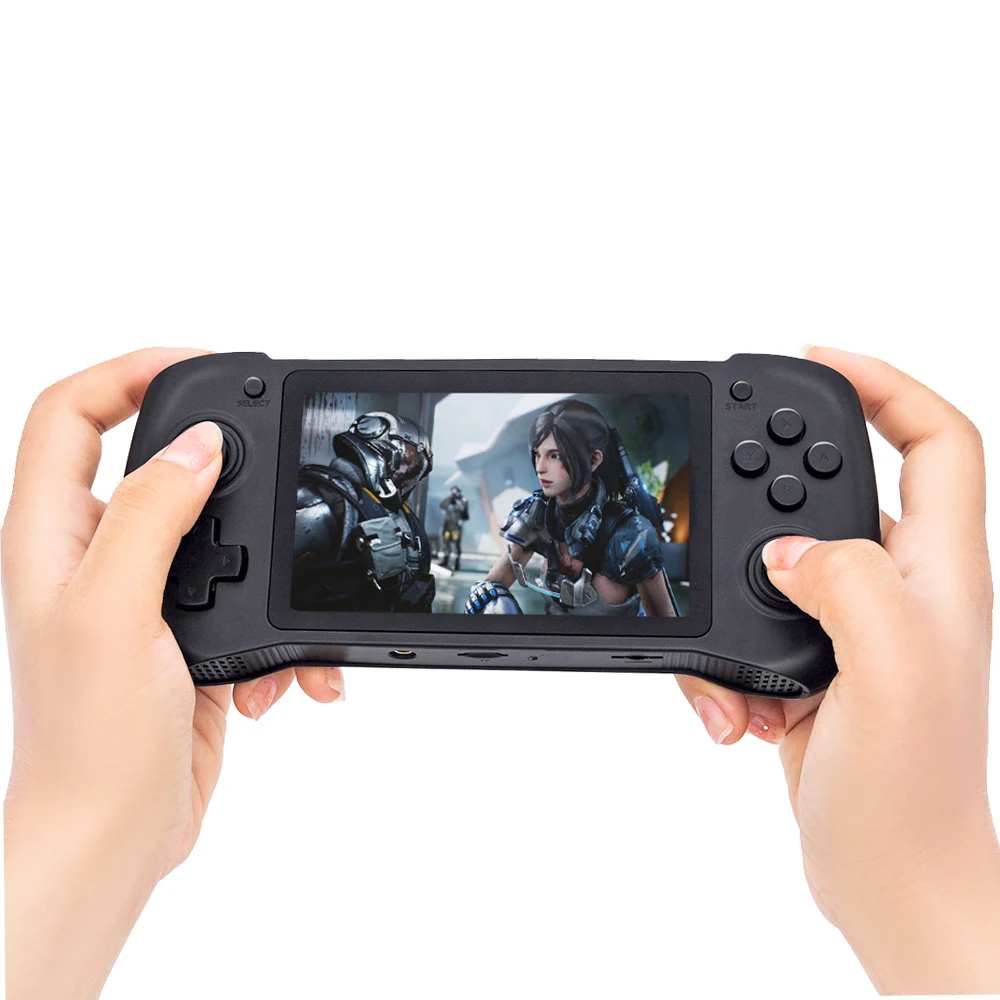 Kinhank GP430 Retro Game Console 4.3 Inch IPS Screen Raspberry Pi Handheld Video Player Dual Rocker Support Mini HD Out | Электроника