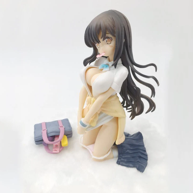 Японское аниме 14 см оригинальная Милая сексуальная девушка Кондо Yume на коленях