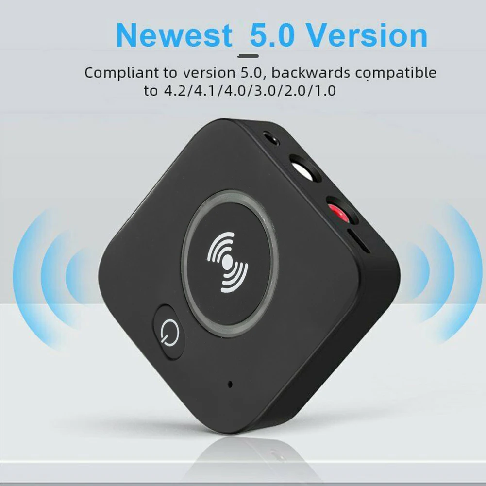 

RCA NFC Беспроводной Bluetooth-совместимый аудиопередатчик 5,0 приемник 3,5 мм AUX разъем музыкальный адаптер для ПК компьютера автомобиля тв
