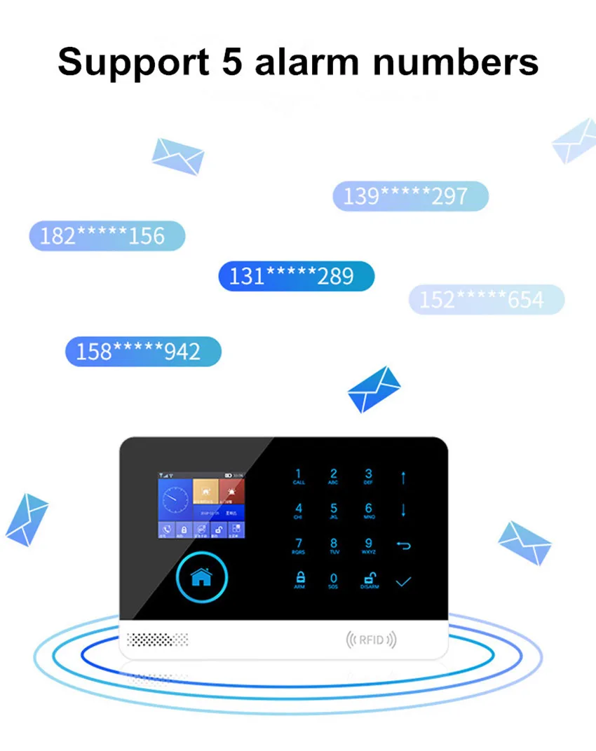 PG-103 Беспроводной Wi-Fi и GSM домашняя/Бизнес охранная противопожарная охранная сигнализация для iOS и Android APP